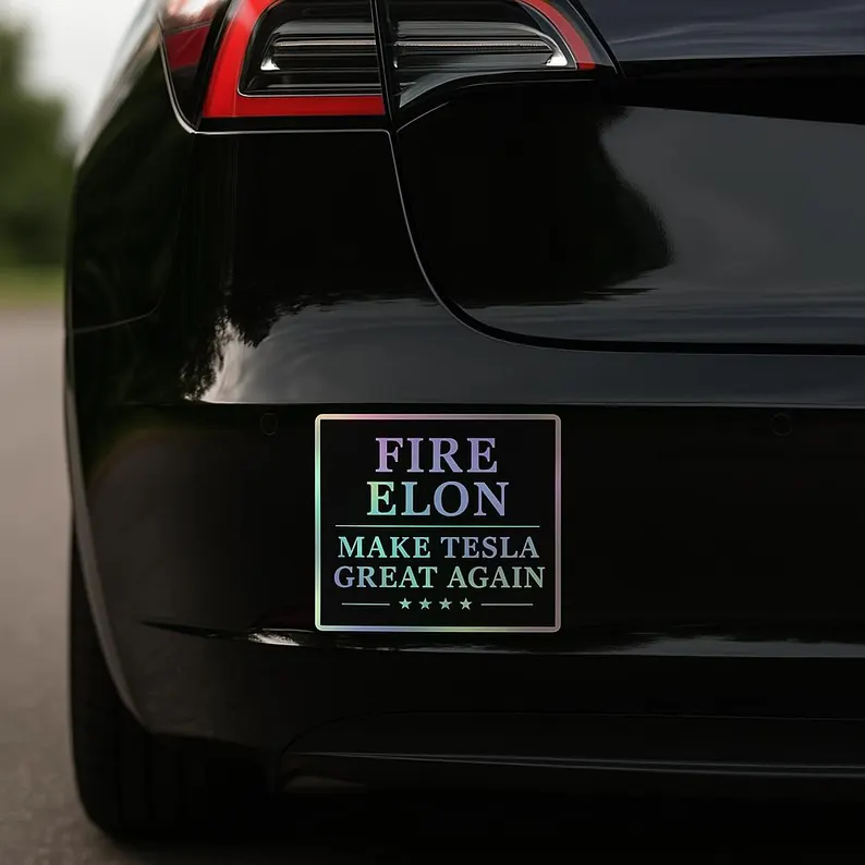 FIRE ELON / MAKE TESLA GREAT AGAIN Sticker